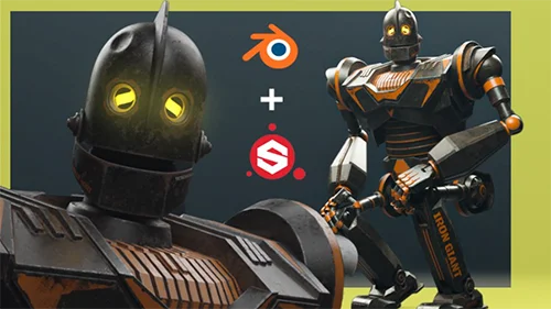 BLENDER How to create and rig the Iron Giant скачать