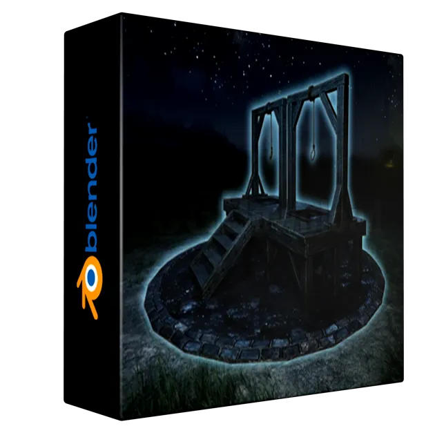 Blender to Unreal Engine 5 | 3D Props | Medieval Gallows