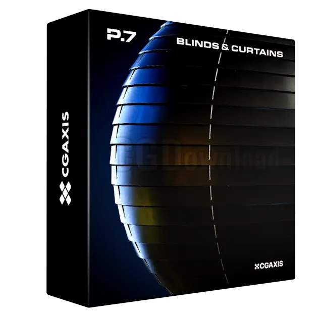 CGAxis Physical 7 - Blinds & Curtains