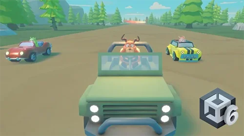 Make a Mario Kart style racing game in Unity 6 скачать