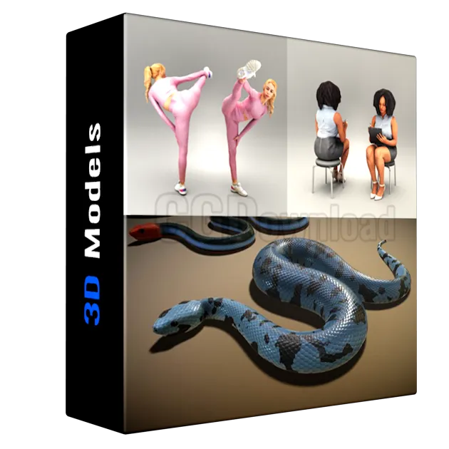 PBR Game 3D Models Bundle 1 Май 2025