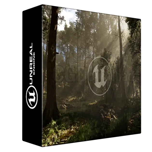 Megascans Scene - Black Alder Forest