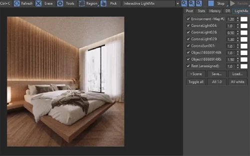 Bedroom Design & Rendering with 3ds Max & Corona Project скачать