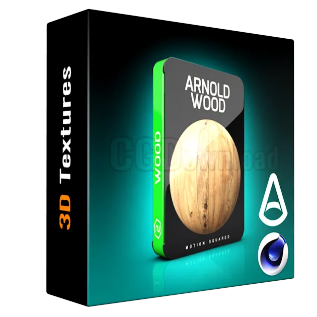 Motion Squared - Arnold Wood Materials for Cinema 4D