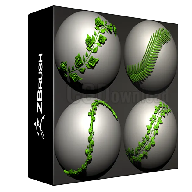30 Plant Curve Brushes