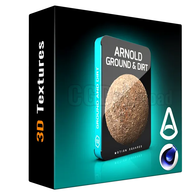 Motion Squared - Arnold Ground and Dirt Materials for Cinema 4D