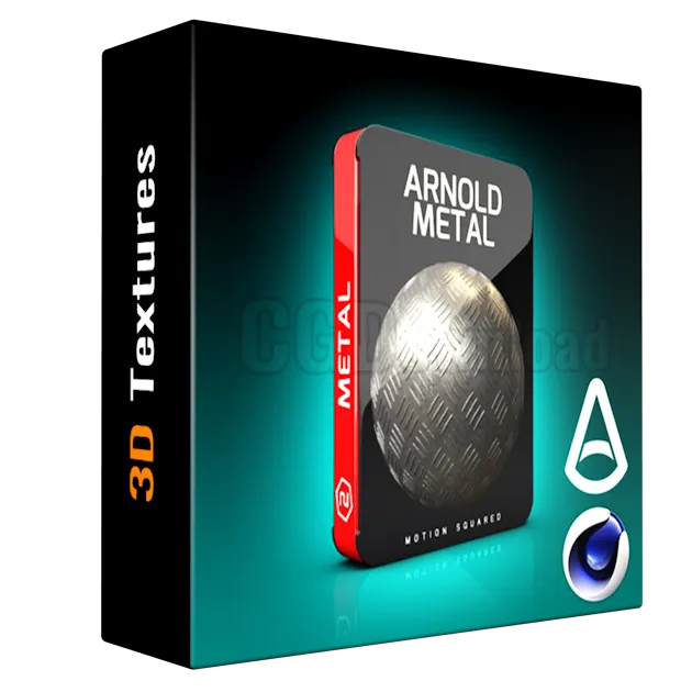 Motion Squared - Arnold Metal Materials for Cinema 4D