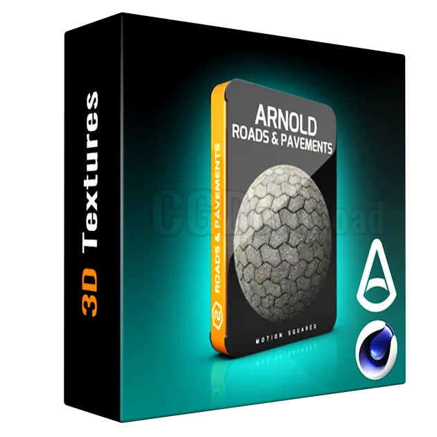 Motion Squared - Arnold Road and Pavement Materials for Cinema 4D