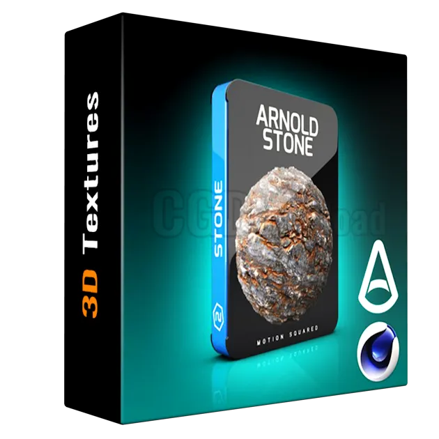 Motion Squared - Arnold Stone Materials for Cinema 4D