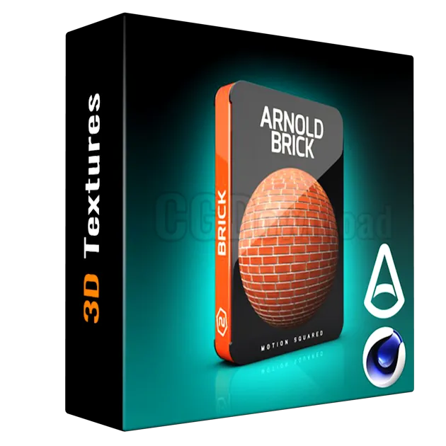 Motion Squared - Arnold Brick Materials for Cinema 4D