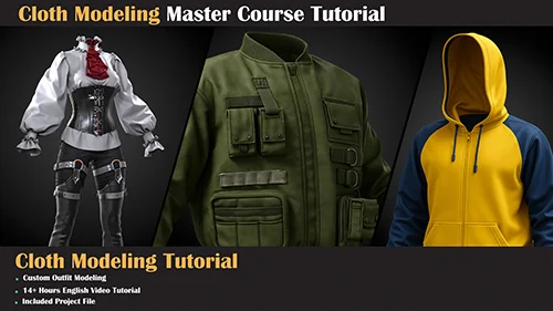 Cloth Modeling Master Course Tutorial скачать