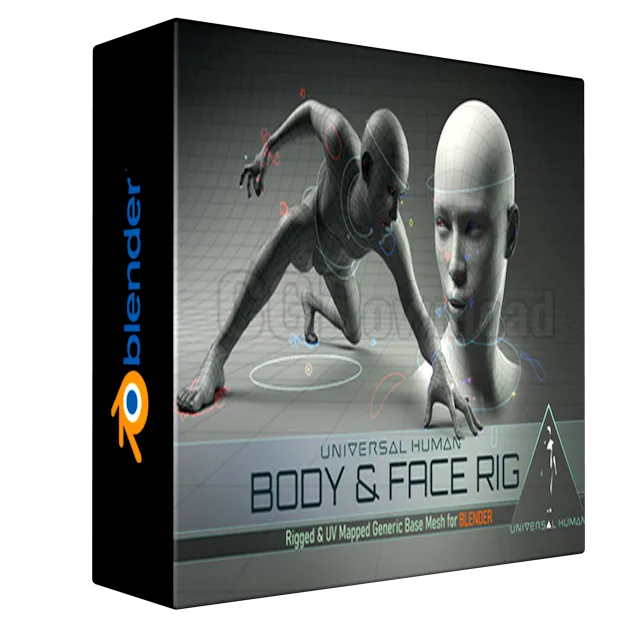 Universal Human Body & Face Rig
