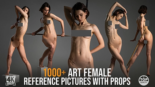 1000+ Art Female Reference Pictures with Props скачать