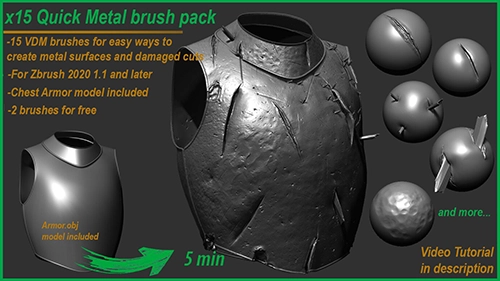 Quick Metal Surface and Cuts Brush скачать