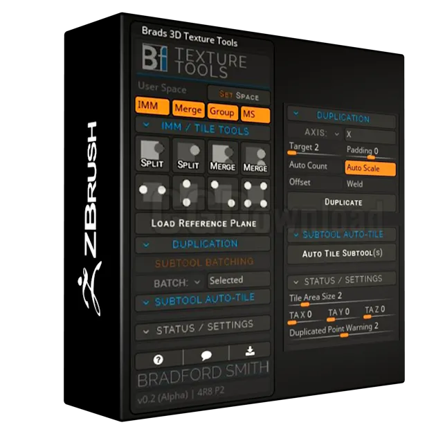 ZBrush Plugin: Texture Tools