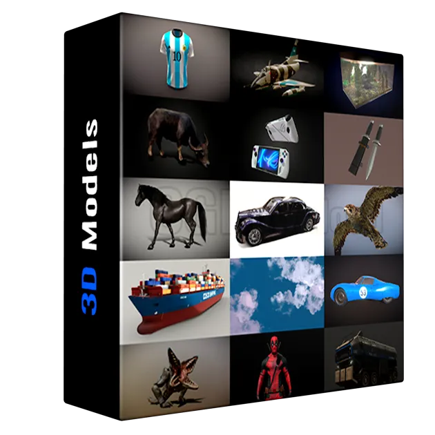 PBR Game 3D Models Bundle 1 Июнь 2025