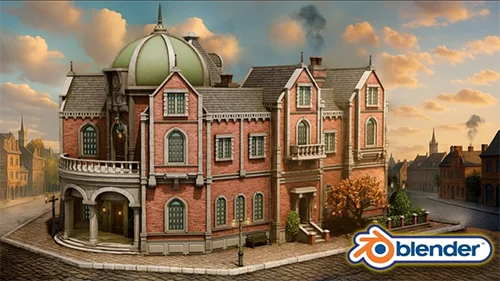 Blender Building Masterclass from Concept to Final Render скачать