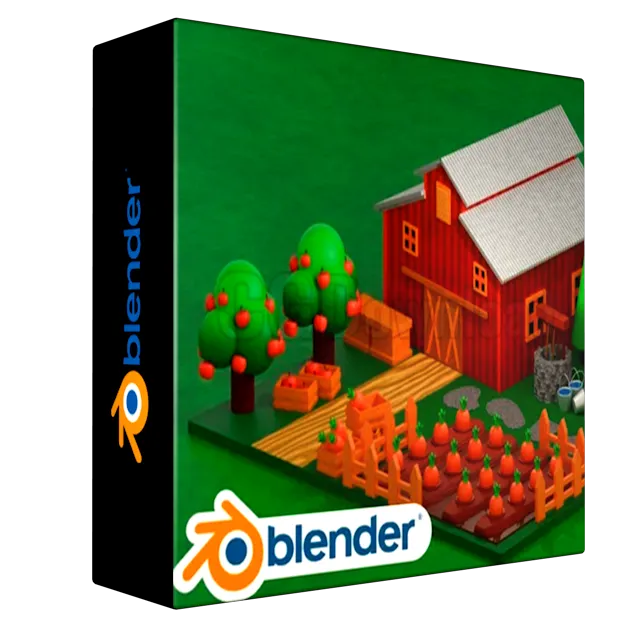 Blender Cozy Farm: Create a Stylized 3D Farm Scene
