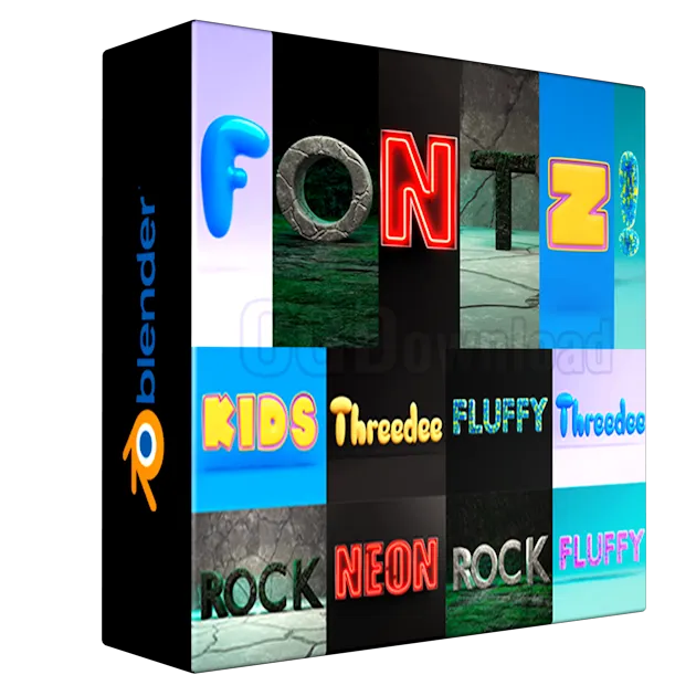 FONTZ Free - Various 3D fonts