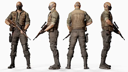 Bad Guy Game Character скачать