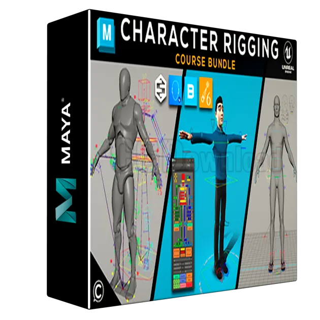 ClassCreatives - Maya & Unreal Advanced Skeleton Rigging