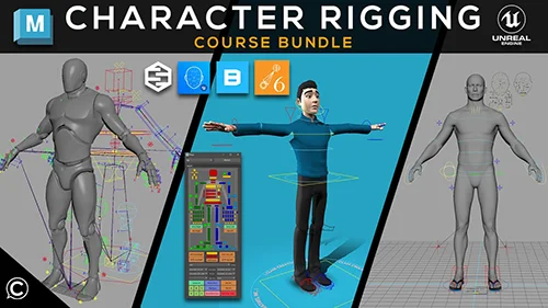 ClassCreatives - Maya & Unreal Advanced Skeleton Rigging скачать