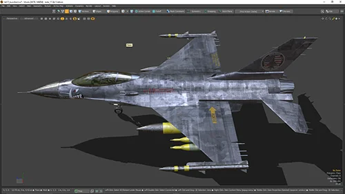 F 16 falcon fighter. Mastering Plasticity 3D скачать