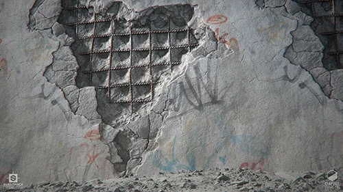 Damaged Plaster Wall Substance Designer Tutorial скачать