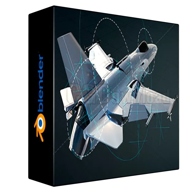 CGCookie – Mechanical Rigging of a Fighter Jet in Blender