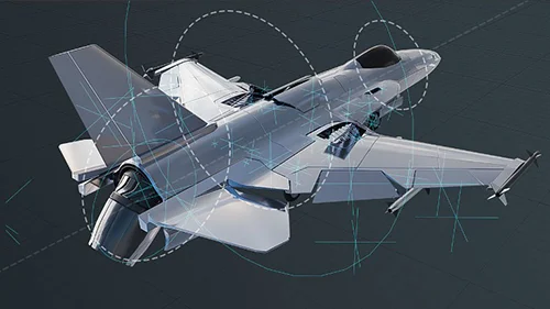 CGCookie – Mechanical Rigging of a Fighter Jet in Blender скачать