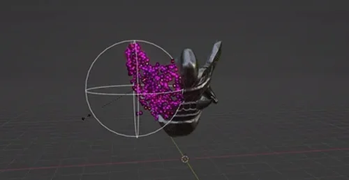 Particles Effect Blender Geometry Nodes скачать