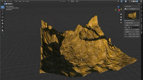 Real Terrain Blender Addon скачать