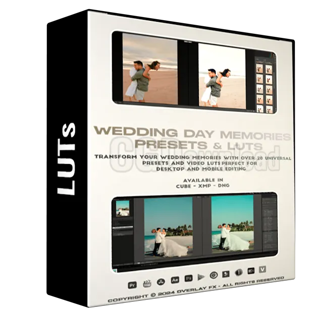 Wedding Day Memories LUTs & Presets Collection