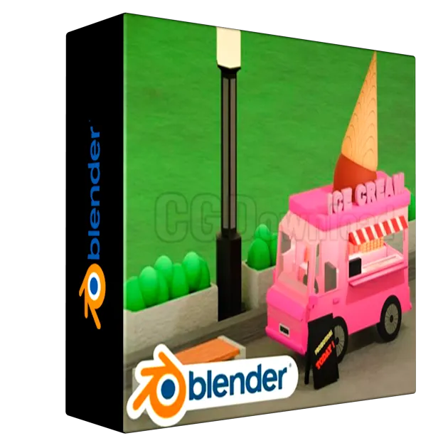 Blender Ice Cream Truck Model & Animate a Sweet Scene