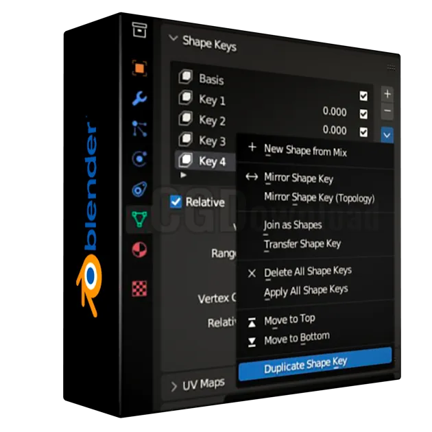 Duplicate Shape Key