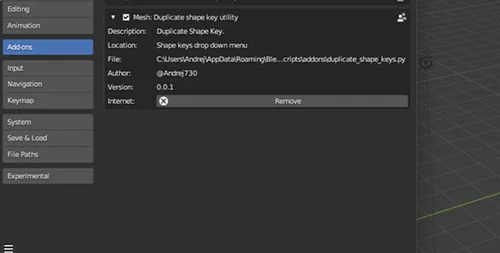 Duplicate Shape Key скачать