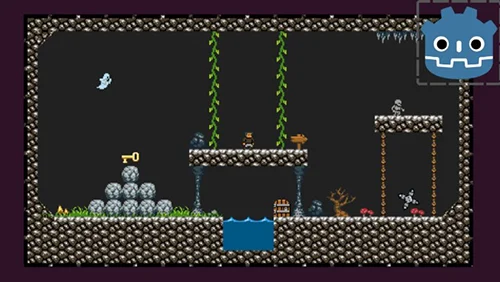 The simplest platformer in Godot 4.3 скачать