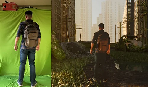 VFX Compositing in Blender Game-Inspired Green Screen FX скачать