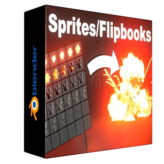 Sprite Particles For Realtime Vfx With Geonodes