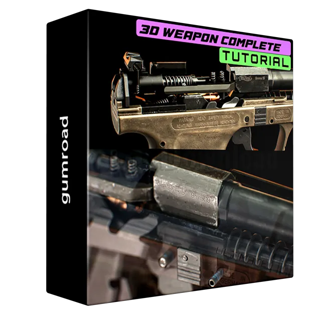 3D Weapon Tutorial for Portfolio