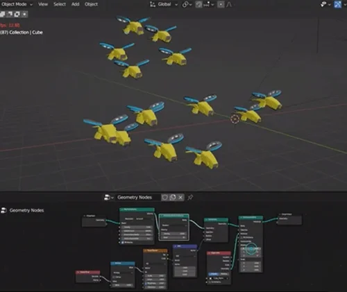 Blender Geometry Nodes EX Files скачать