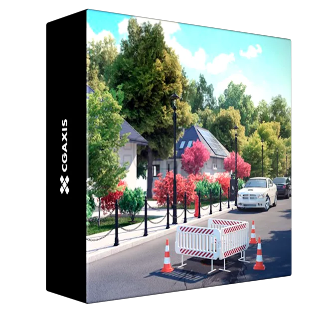 CGAxis - Street Equipment 3D Models