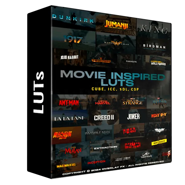 OverlayFX - Movie Inspired Looks VOL.1 (LUTs)