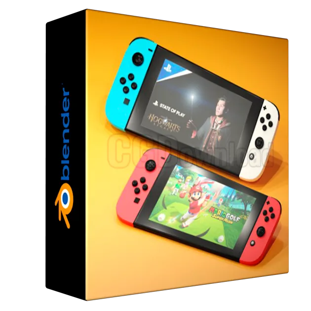 Blender 3D Learn To Create A Nintendo Switch Game Console