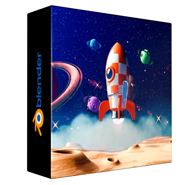 Blender Space Adventure: 3D Modeling & Animation