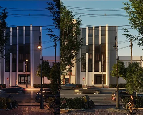 Mastering Realistic Facade Rendering in 3ds Max & V-Ray скачать