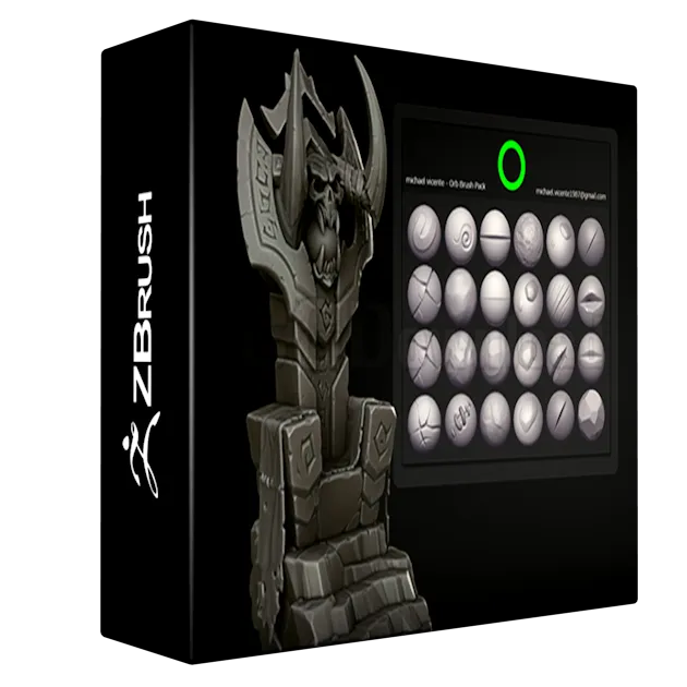 Orb-brushes Pack for Zbrush