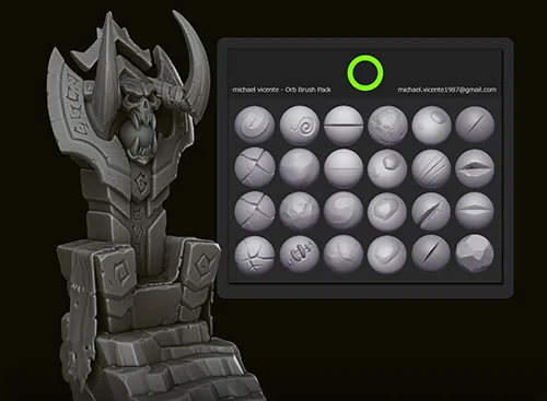 Orb-brushes Pack for Zbrush скачать