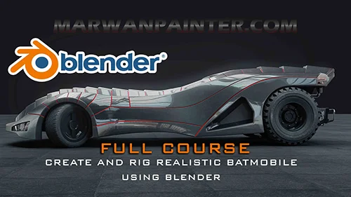 Blender Create and rig realistic Batmobile from A to Z скачать