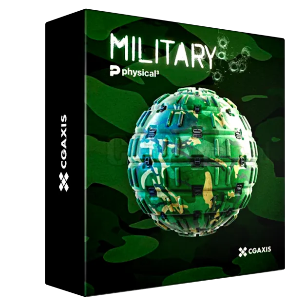CGAXIS Physical 3 - Military PBR Textures